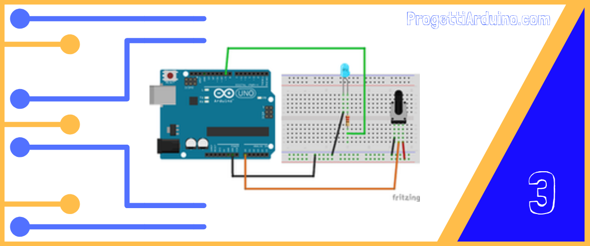 3. Arduino Led e Potenziometro