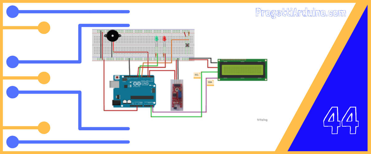 44. Arduino allarme magnetico per porte e finestre con sensore hall