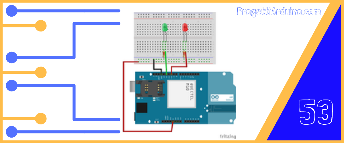 53. arduino Gsm Shield 2 per accendere e spegnere un led