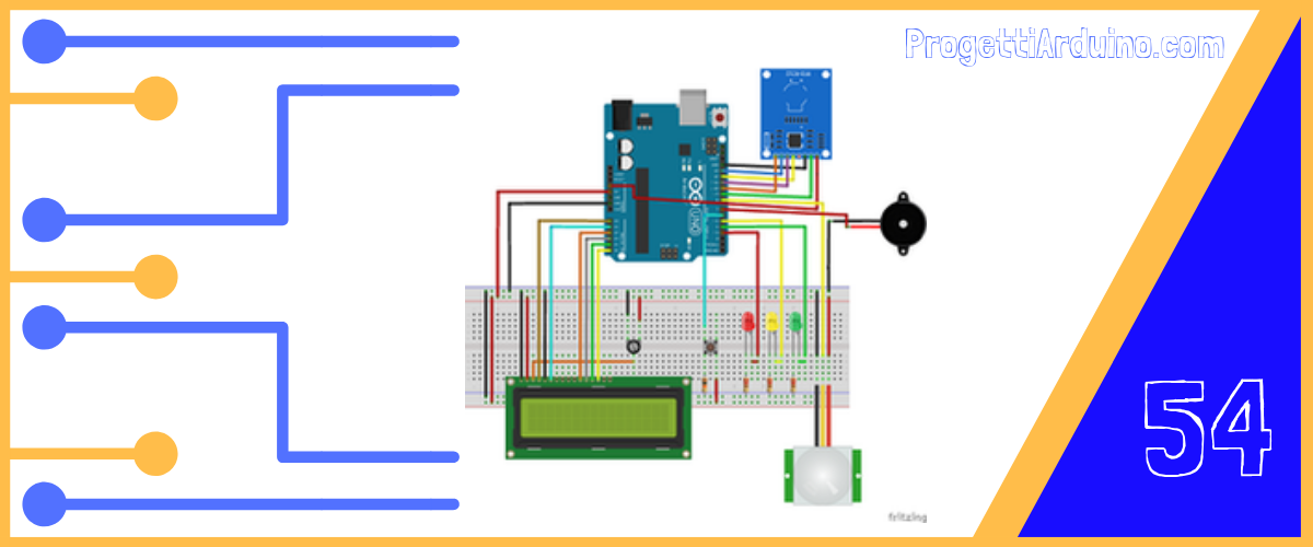 54. Arduino allarme casa con Display e RFID