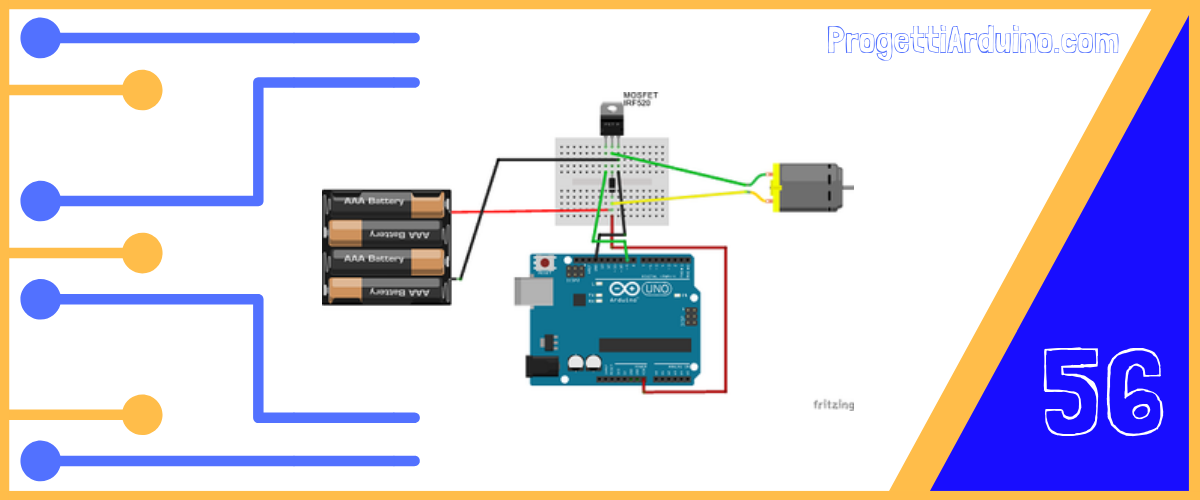 56. Arduino e MOSFET per gestire carichi maggiori