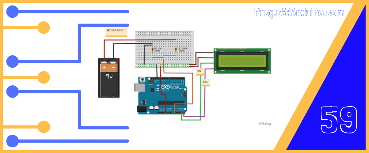 59. Arduino voltmetro con display