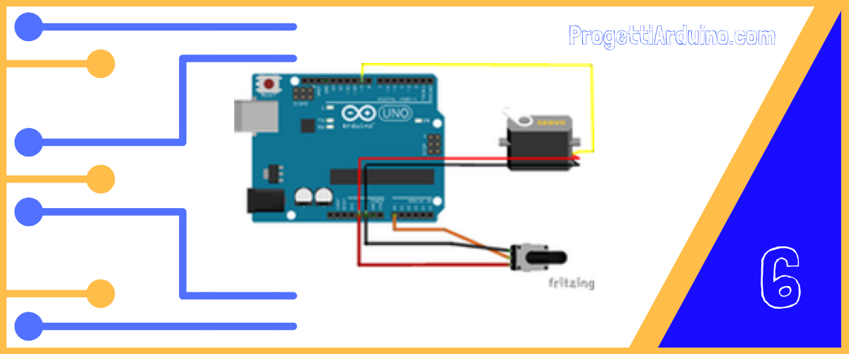 6. Arduino Servomotore e Potenziometro