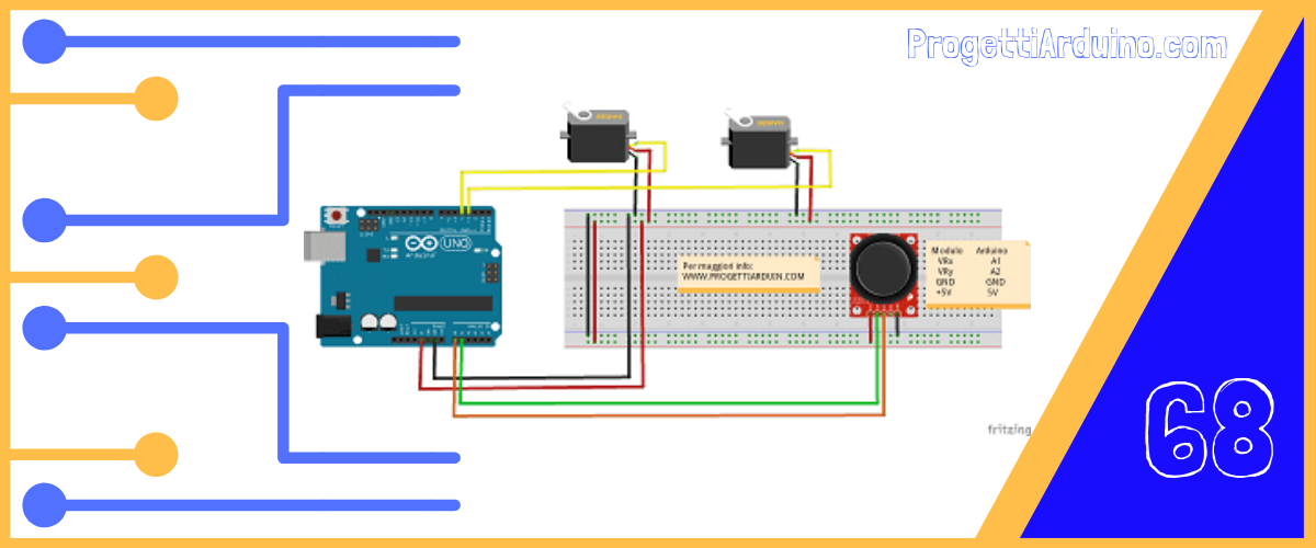68. Arduino pan tilt con joystick