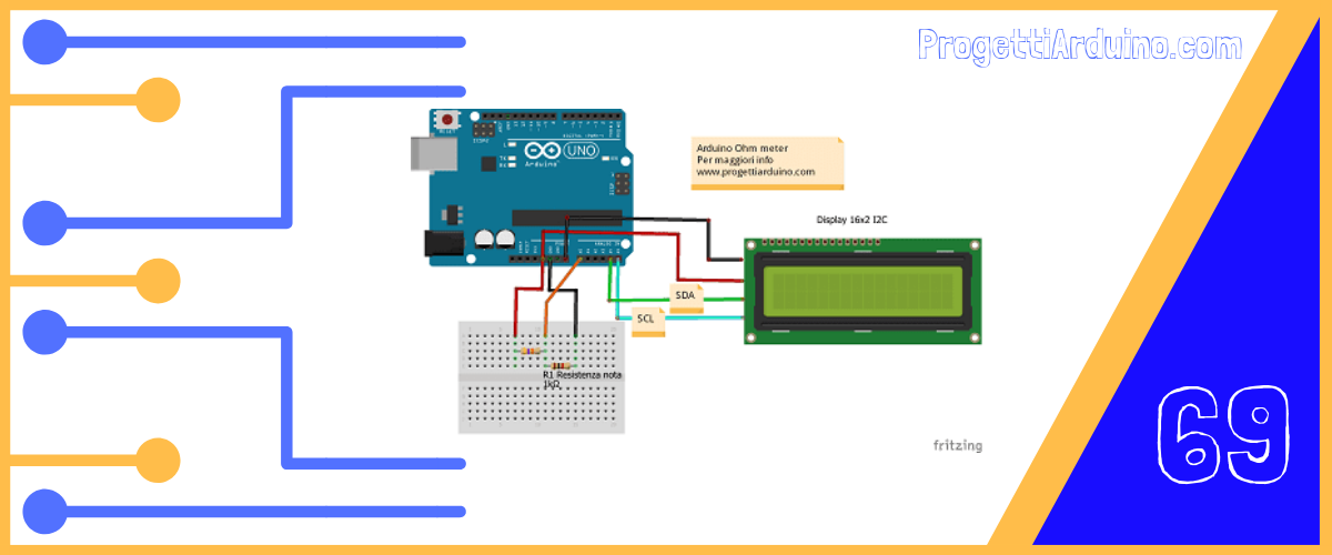 69. Arduino Ohmmetro Misura resistenze