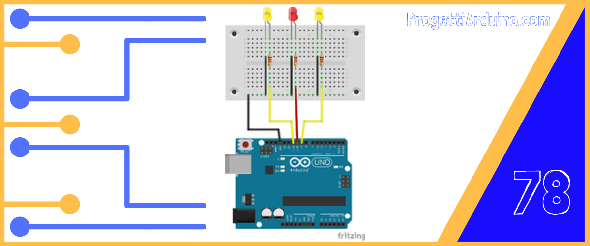 78. Arduino led effetto fiamma - fuoco