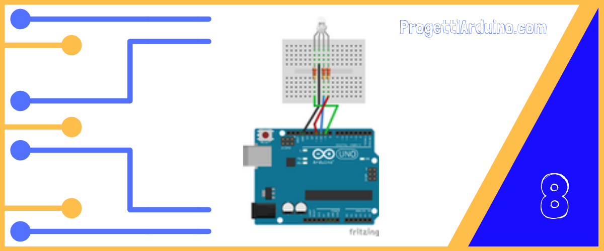 8. Arduino controlliamo un Led RGB