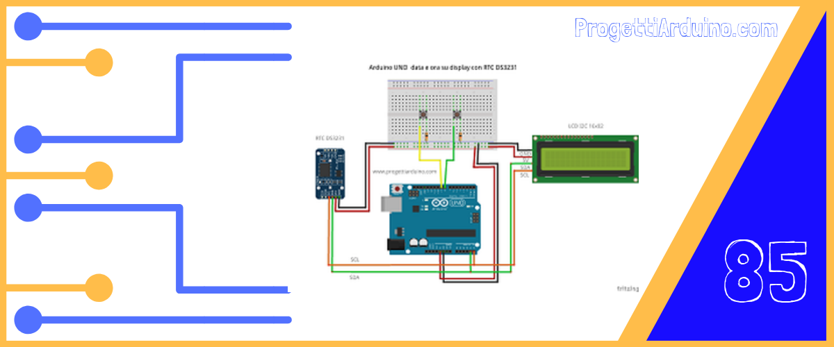85. Arduino RTC DS3231 con display I2C