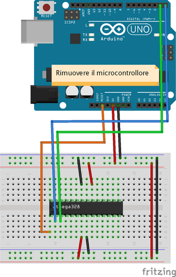 arduino breadboard internal clock sketch