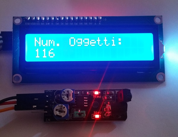 Arduino contatore di oggetti