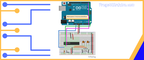 Programmare ATmega328 su breadboard e bootloader