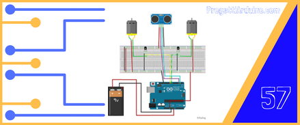57. Arduino e robot evita ostacoli con HC-SR04 06/08/2016