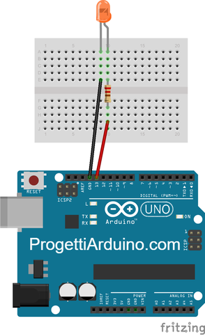 Arduino blink project image