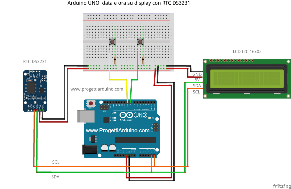 arduino ds3231 rtc project