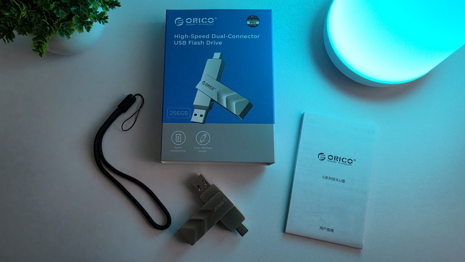 ORICO G102-T 256 GB e contenuto della confezione